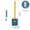 Wall-Mounted Soft-Bristled Toilet Brush for Complete Bathroom Cleaning