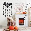 Seasonal Halloween Bat Hanger Cardstock Festive Ornament Indoor and Outdoor Halloween Accessory Halloween Gift Idea