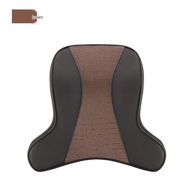 

Car Headrest & Lumbar Support Memory Foam Cushion Set Memory Foam
