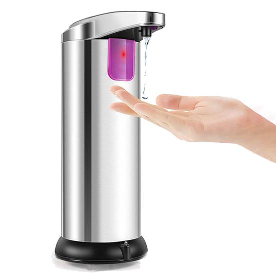 Touchless Soap Dispenser Stainless Steel Infrared Sensor Dual Button Control Liquid Automatic Soap Dispenser for Bathroom