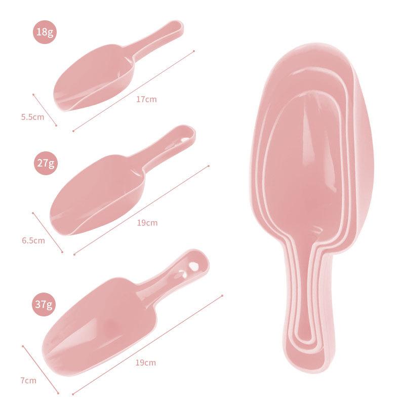 Candy Colored Plastic Ice Shovel Three Piece Set For Household Baking Flour Shovel Multifunctional Kitchen Utensils