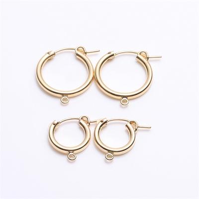 Earrings, Round Tube Earrings with Loops DIY Earrings Jewelry