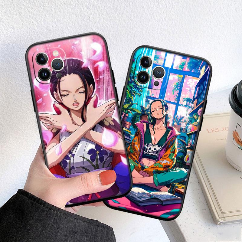 FM41 One Piece Nico Robin Soft Shell Phone Case for Redmi Note 13 14 Pro+ Plus A3 A3X 13X 13C 13R 14S 14C 14R