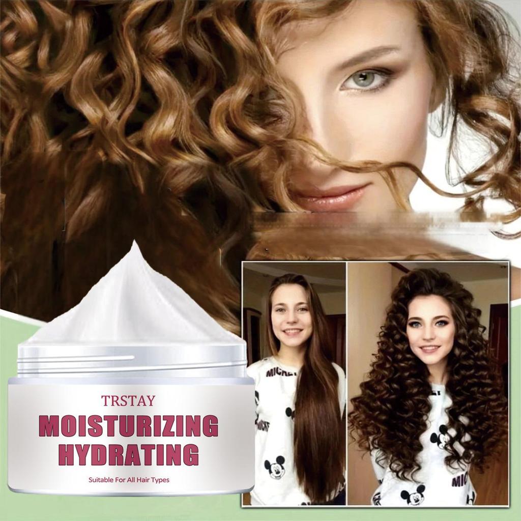 Cremă reparatoare de păr, ulei de păr pentru îngrijirea părului deteriorat, menține părul neted, luxos și sănătos
