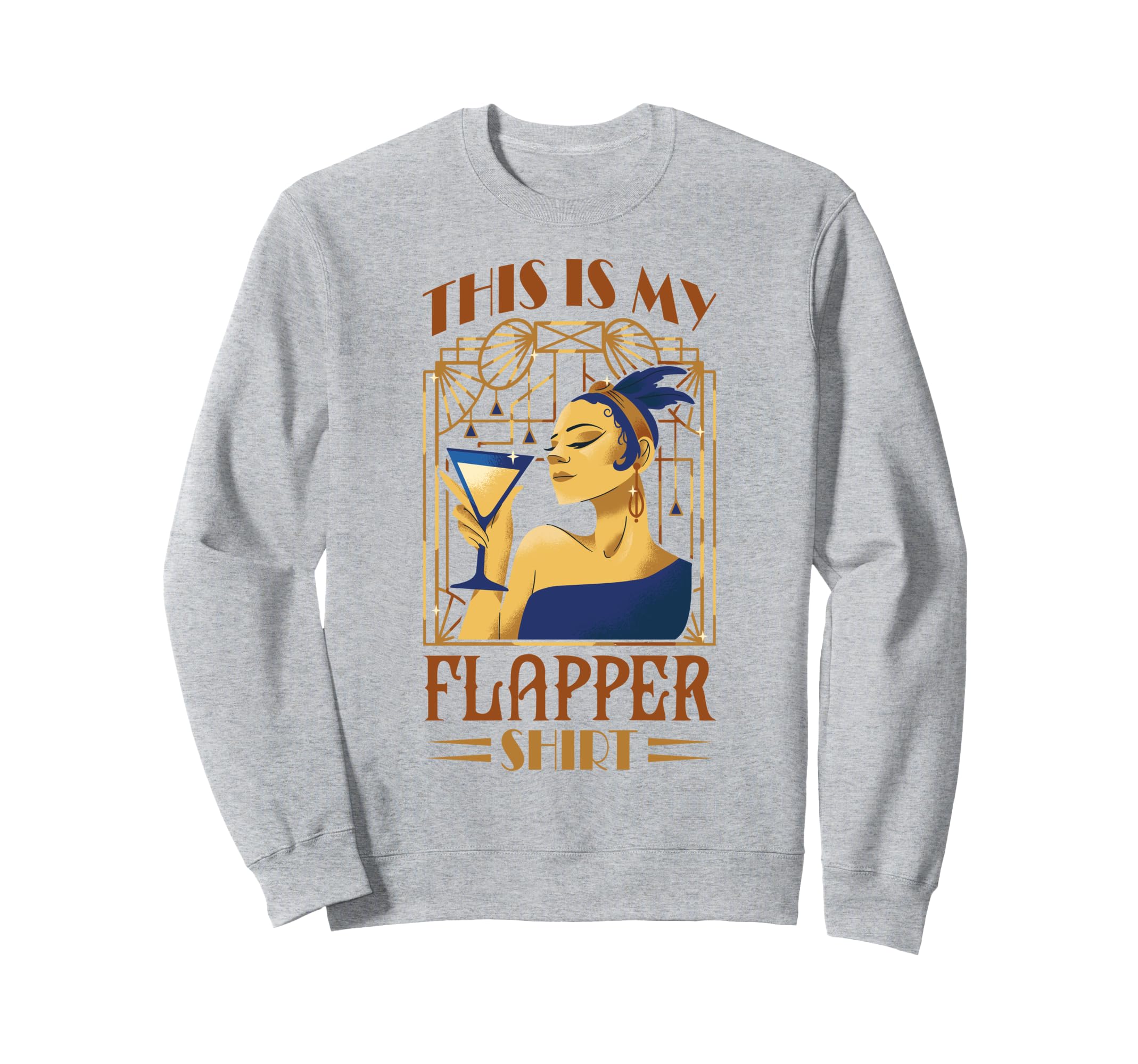 

Theme Party Costume Roaring Flapper Dress Girl Sweatshirt 20 s 20 s