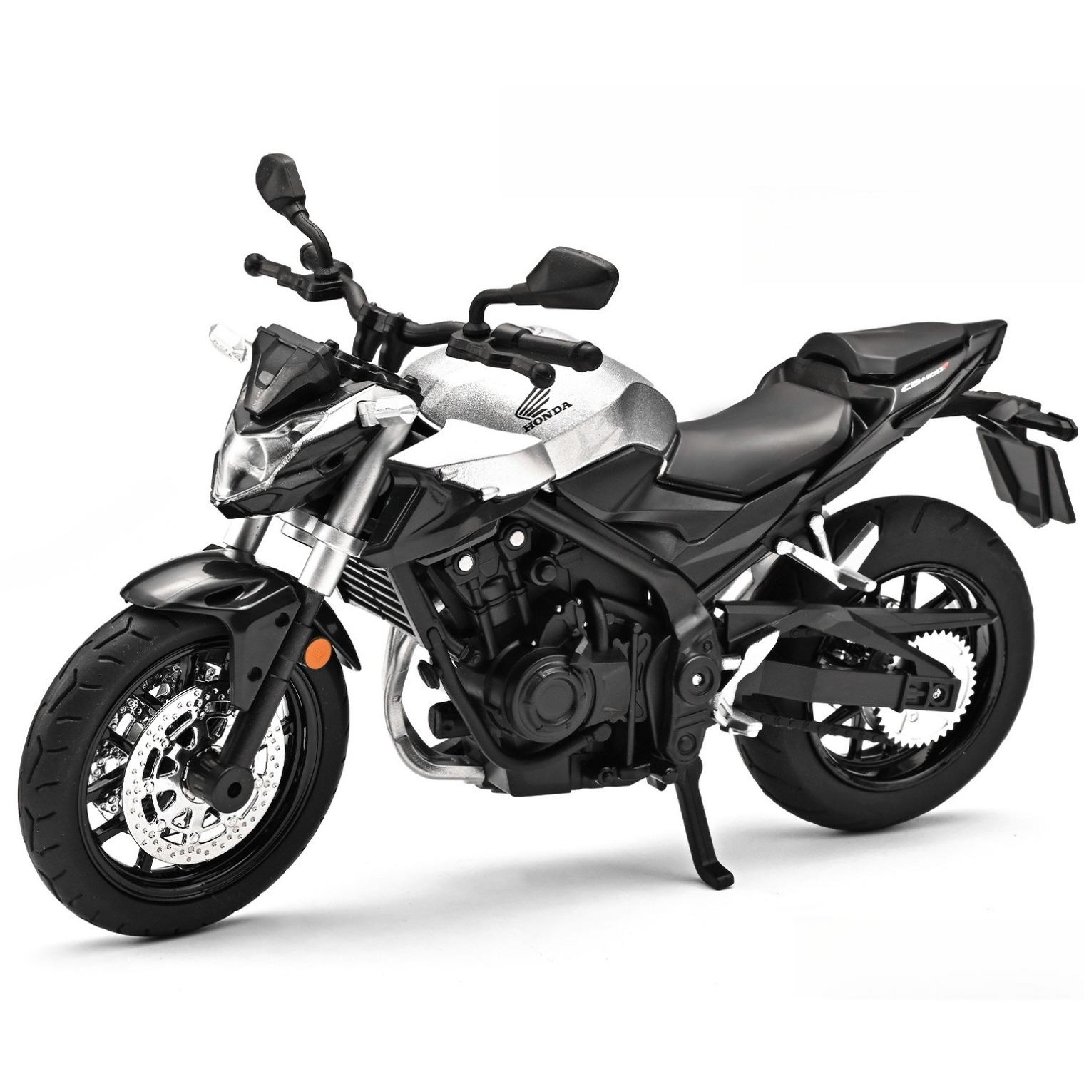 

1/12 Honda CB400F Alloy Motorcycle Model, Exquisite Desktop Ornaments, Best Collection for Car Model Enthusiasts, Halloween Gifts серебряный