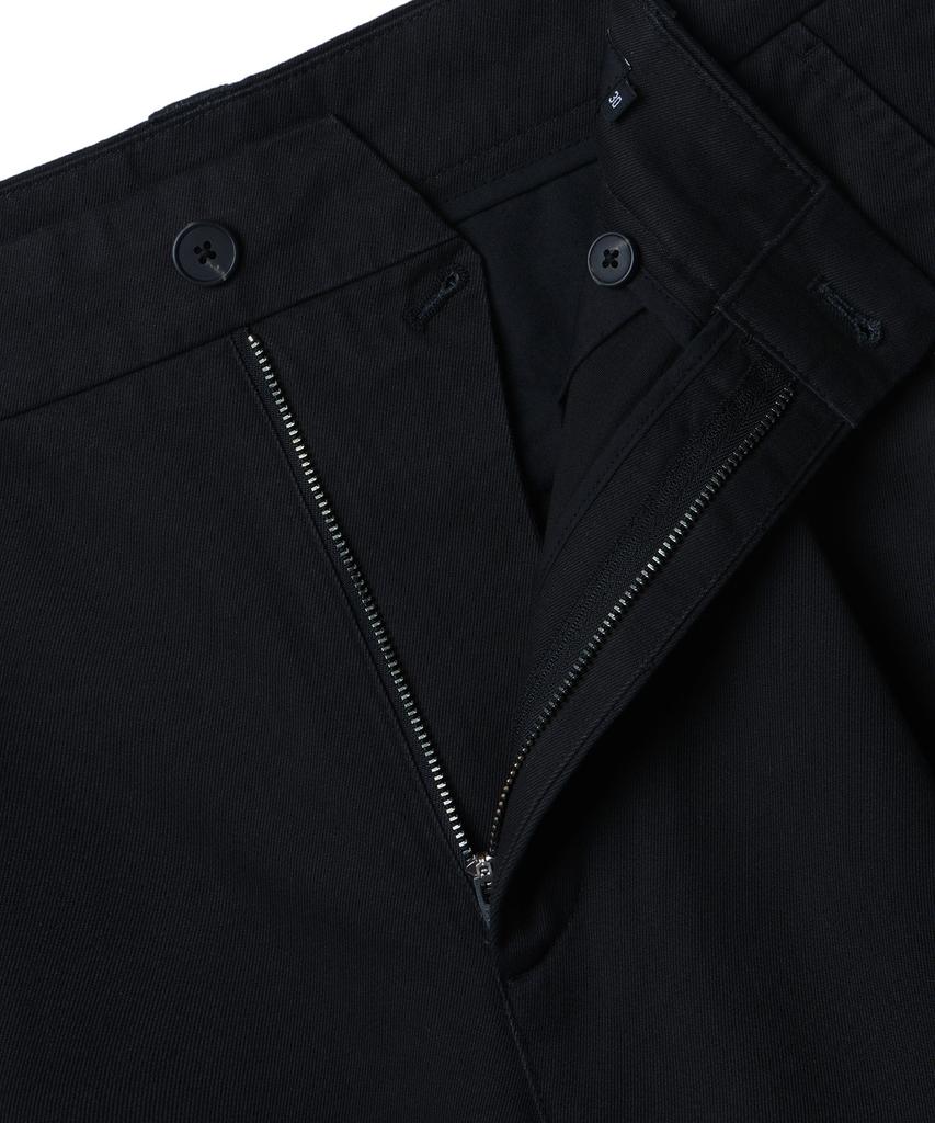 MUSINSA STANDARD Curved Wide Chino Pants [Black]