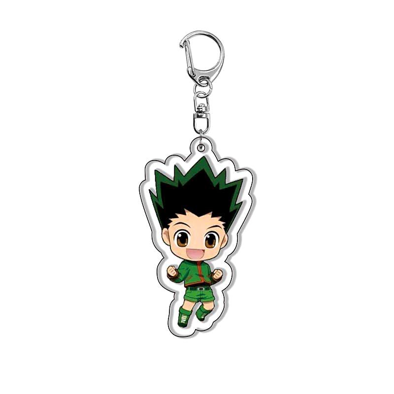 

Hunter GON FREECSS Anime Keychain Killua Zoldyck Kurapika Keyring Hisoka Bag Tag