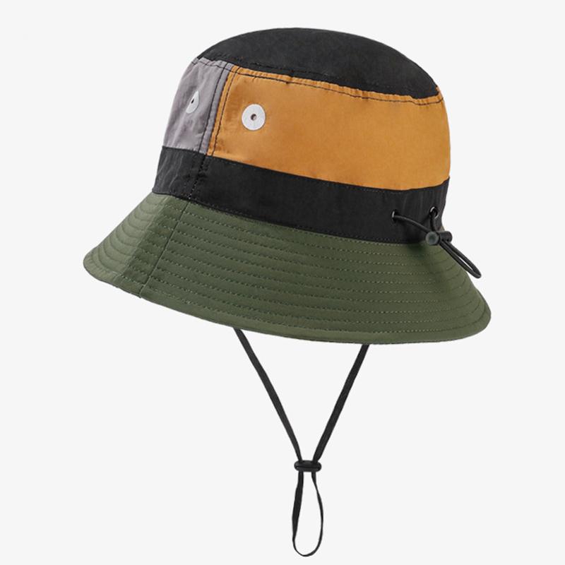 

Шляпа Универсальный стиль Контрастный цвет Короткие поля Солнцезащитная Панама зелёный