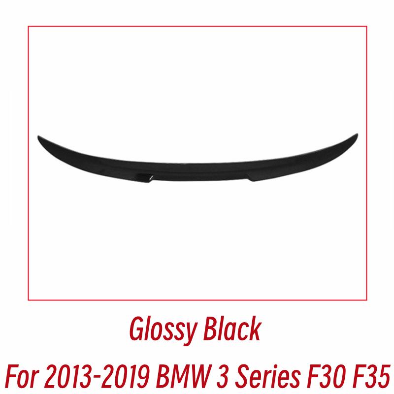 

Для BMW 3 серии F30 F35 M4 320i 325i 330i 2013-2019 M4 стиль задняя крышка багажника черный карбоновый спойлер крылья автомобильные аксессуары запчасти