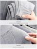 850g Men's Heavyweight Stand Collar Zipper Knit Sweater - Winter Warm Base Layer for Mid-Aged and Young Adults.