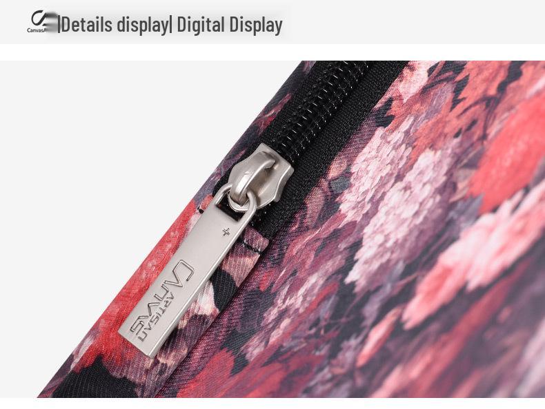 17-tommers digitaltrykt laptop-sleeve