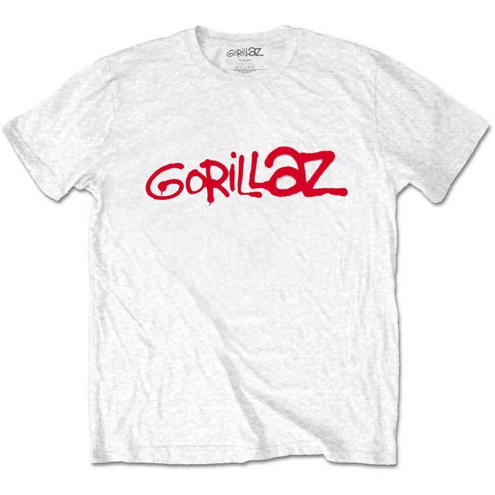 Gorillaz Logo T-Shirt White New Unisex T-Shirt S
