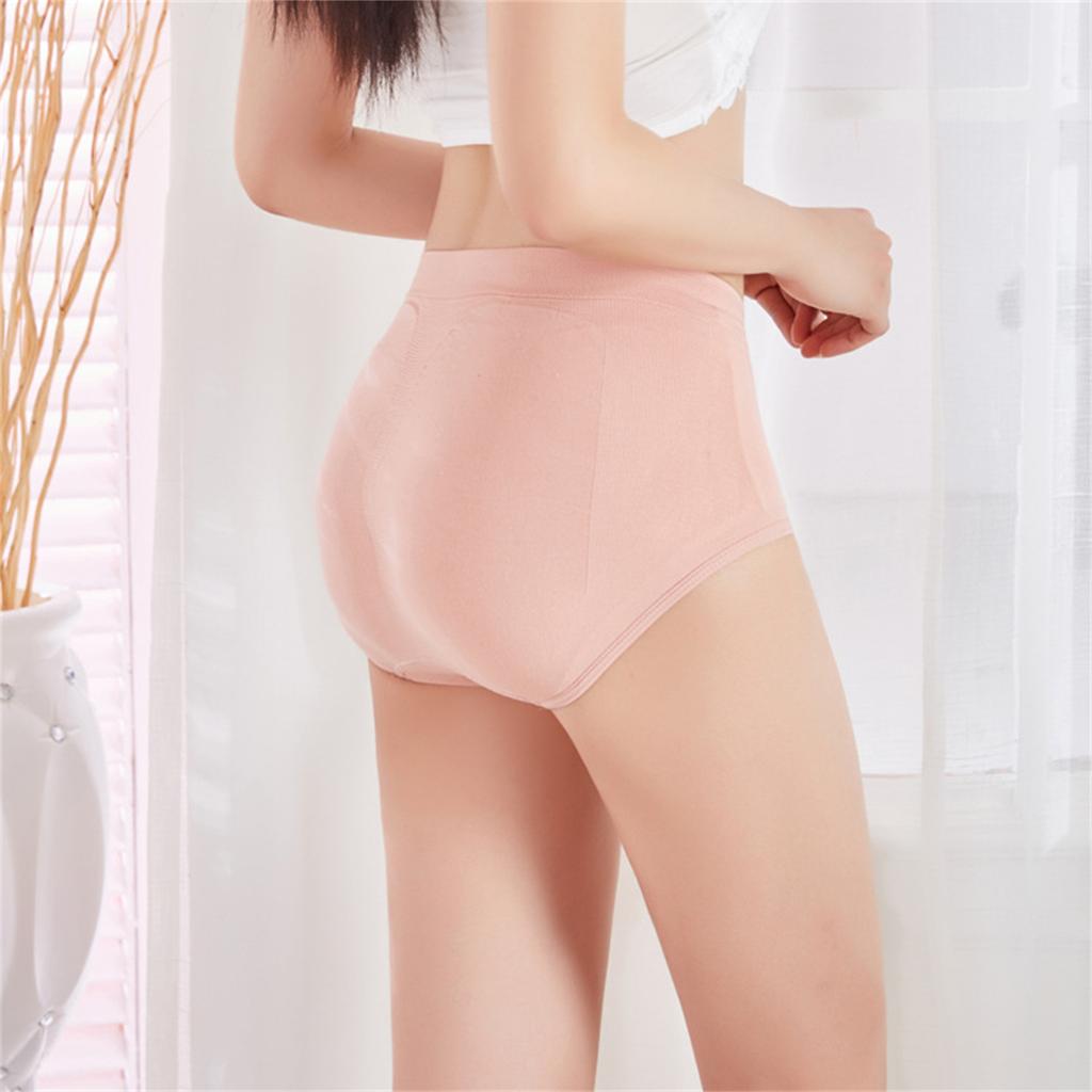 3-Pack Women’s Breathable Cotton Panties Honeycomb Weave Seamless Soft Underwear Gray Pink Nude