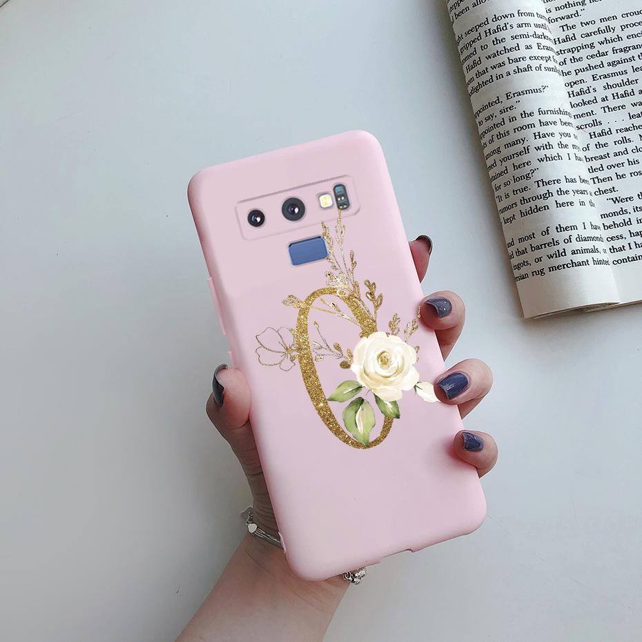 

Case For Samsung Galaxy Note 9 Case Silicone TPU Bumper Shockproof Cute Letters Cover For Samsung Galaxy Note9 N9600 N960F Case Galaxy Note 9