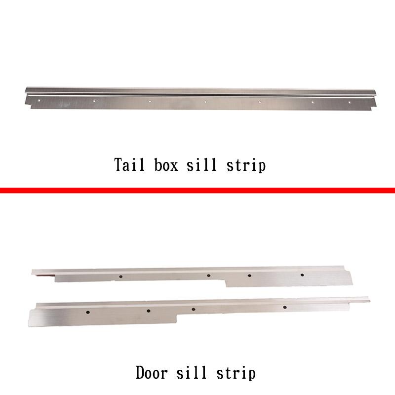 Car Inner Threshold Pedal Rear Bumper Foot Plate Trunk Door Sill Guard Trim For Land Rover Defender 2004-2018 Car Accessories