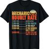 Funny Mechanics Labor Rates T Shirt - Men's Summer Cotton Graphic Tee
