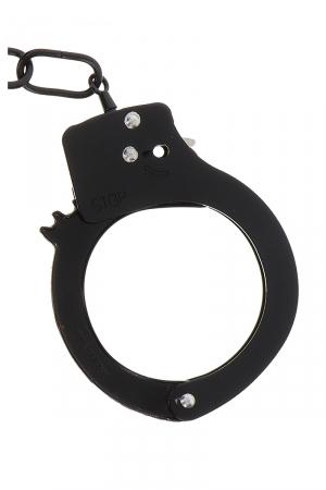 Black Metal Handcuffs - Toy Joy