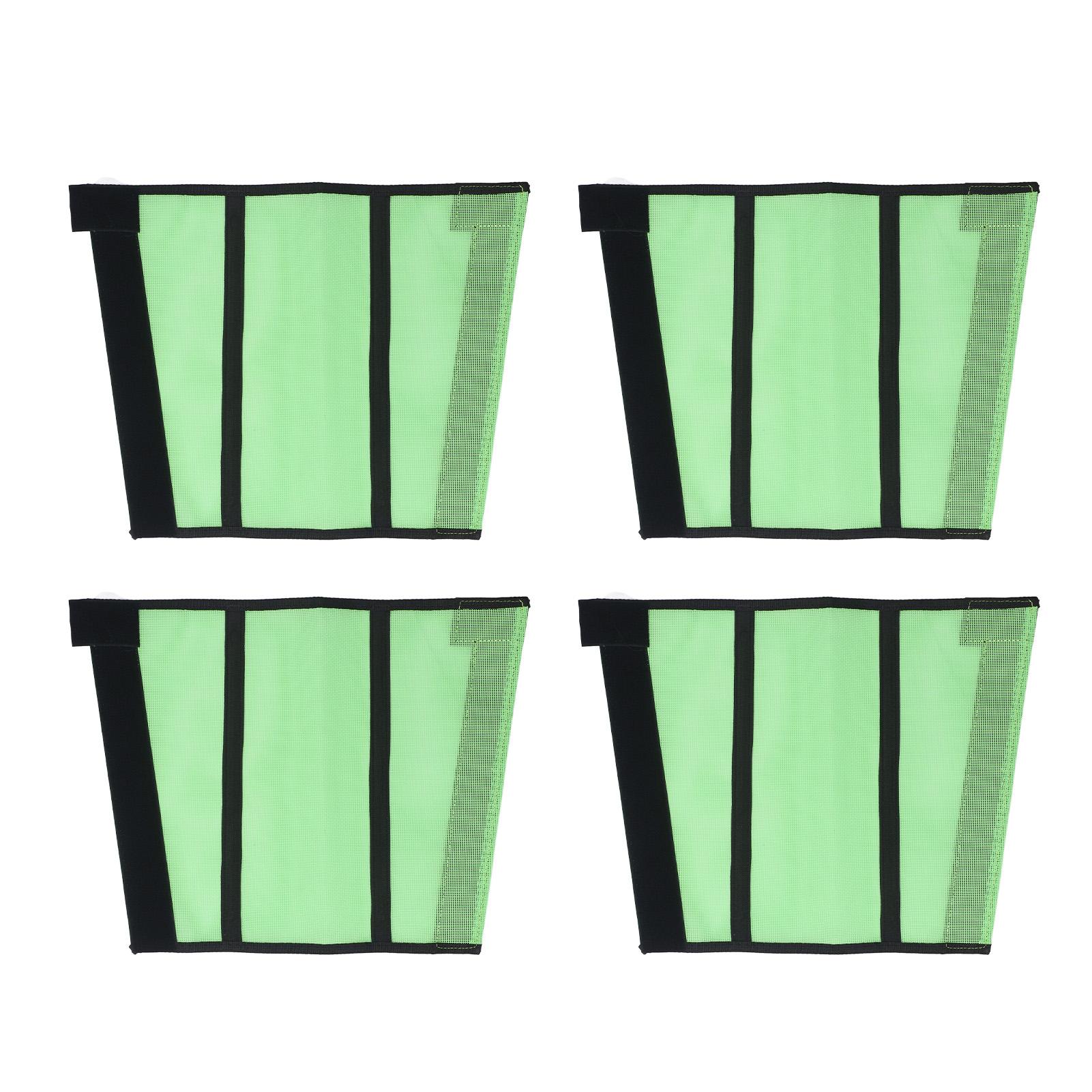 

4 шт. Защитные накладки на ноги лошади, защитные накидки на ноги лошади, дышащие сетчатые сапоги для лошадей для стойл и пас Green