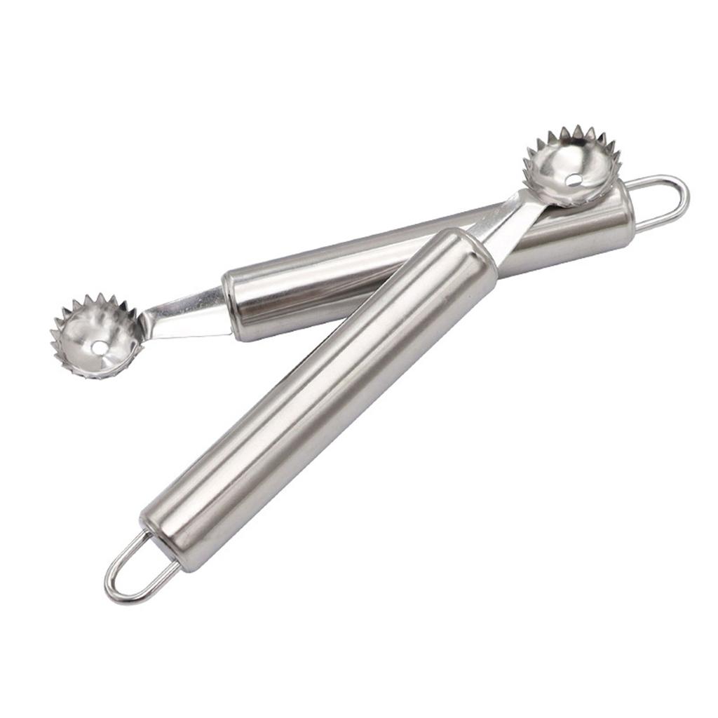 Pack of 5 Handy Fruit Stem Remover Convenient Pineapple Tomato Corer Stainless Steels Cherry Tomatoes Vegetables Hullers