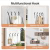 Stainless Wall Mounted Hook Multipurpose Clothes Hanger For Backpack Hat Towel Keys Home Storage