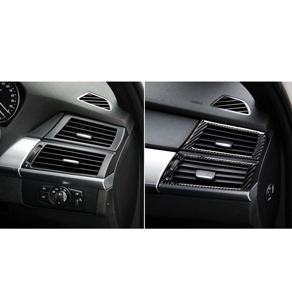 Carbon Fiber Air Vent Frame Cover for BMW X5/X6 E70/E71 Interior
