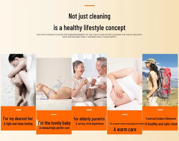 650ml Portable Bidet Cleanser - Large Capacity Personal Hygiene Washer