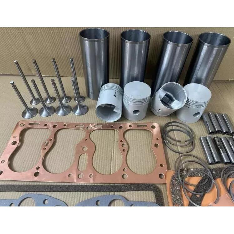 Engine Overhaul Kit Fits Willys Jeep 134 F-head 1950-72 Piston +Liner+Gaskit+Val