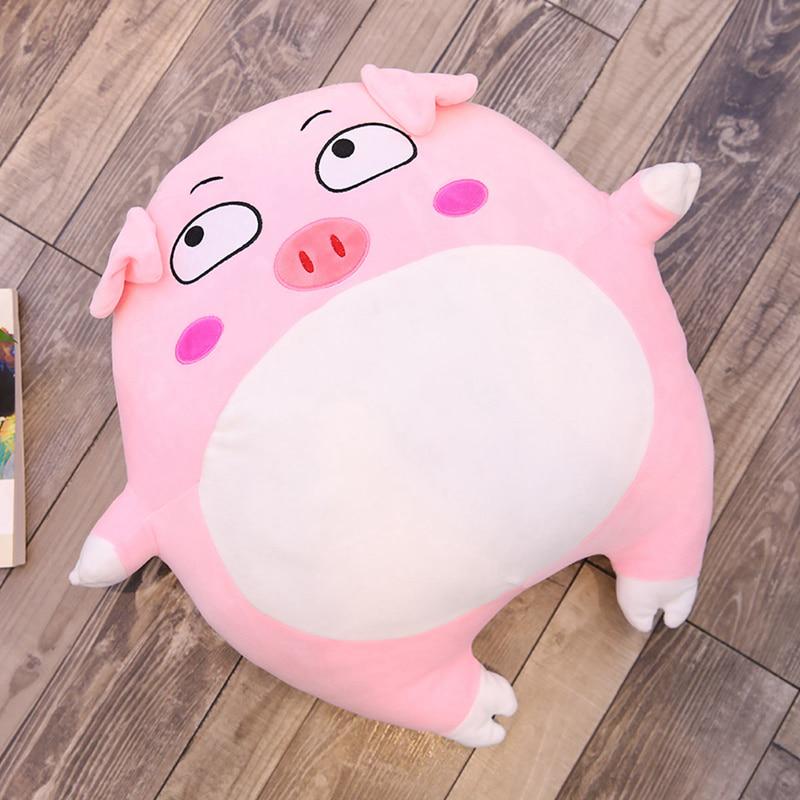 

30 см Милая плюшевая игрушка-свинка с выражением лица, кукла, плюшевая мультяшная свинка, подушки, детские спящие куклы D
