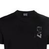 Emporio Armani FW21 Logo Solid Color Short Sleeve T-Shirt Men Tops Black 6KPT47-PJ03Z-1200