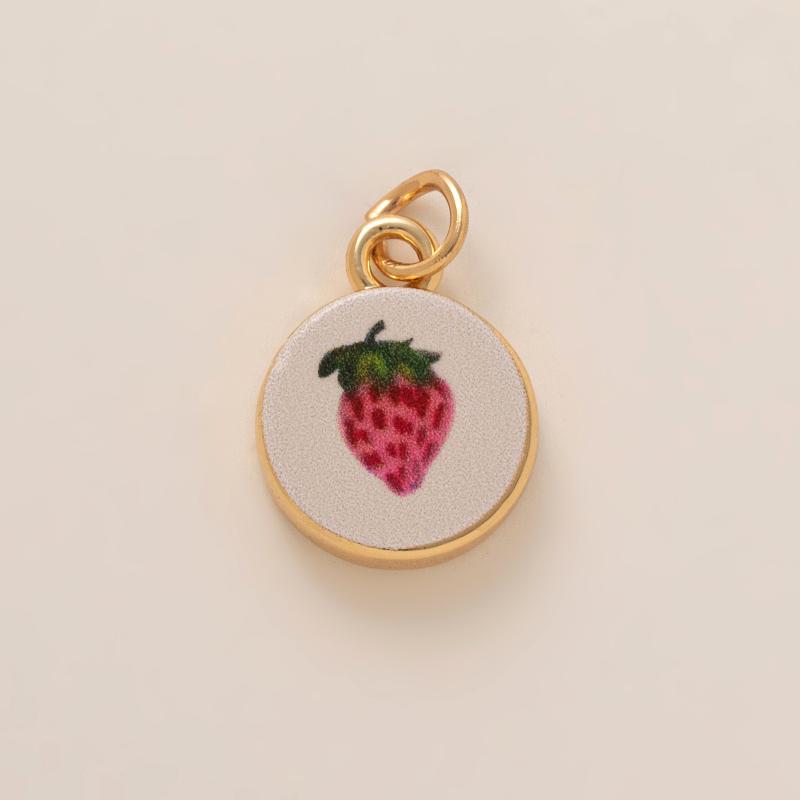 Simple And Versatile Color Blocking Butterfly Love Flower Diy Pendant Accessories Gold-Plated Color Preservation