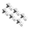 6pcs Guitar Tuning Peg Tuner Machine Head Knob With Screws and Washers for Electric Guitar