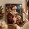Christmas Painting for Holiday Home Wall Decor and Gift Giving