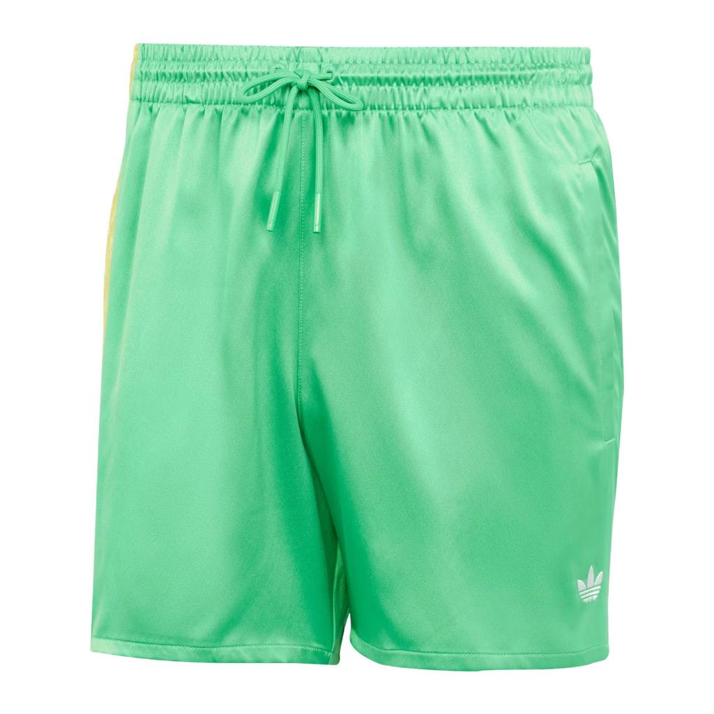 Adidas Originals Q2 Monogram Fashion Simple Versatile Lace-Up Sports Shorts Men Shorts Energy-Green JP4445