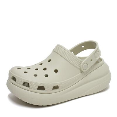 Classic Crush Platform Common Platform Slippers Bone White 207521 2y2