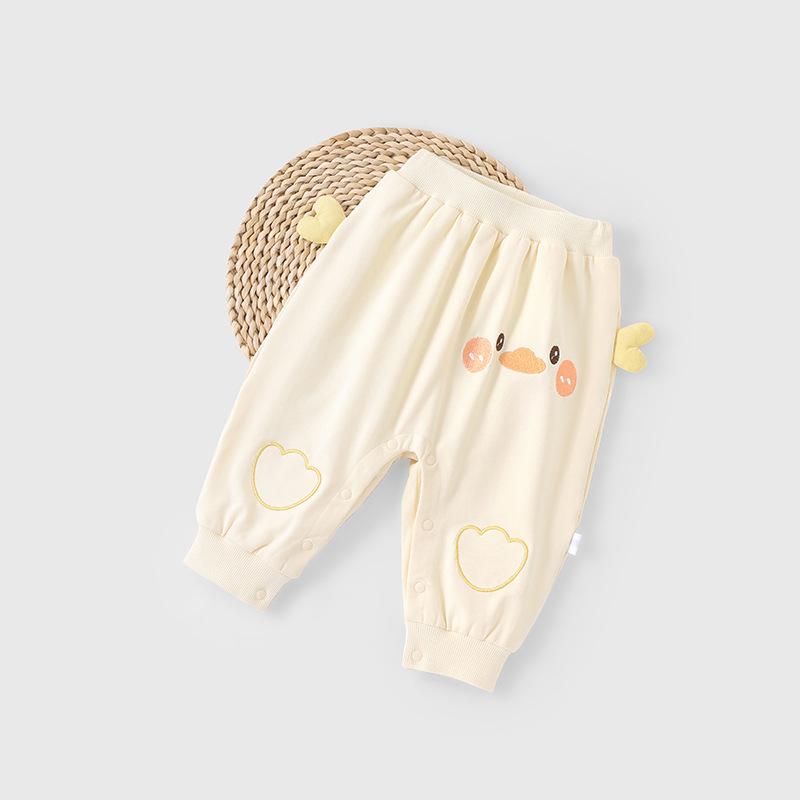 Youqi Baby Big Butt Open-Crotch Pants for Boys & Girls - Stylish Spring/Autumn Wear
