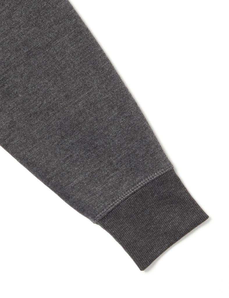 Amazon Essentials Men's Zip-Up Hoodie with Sherpa Lining and Fleece, Heather Charcoal, Size L