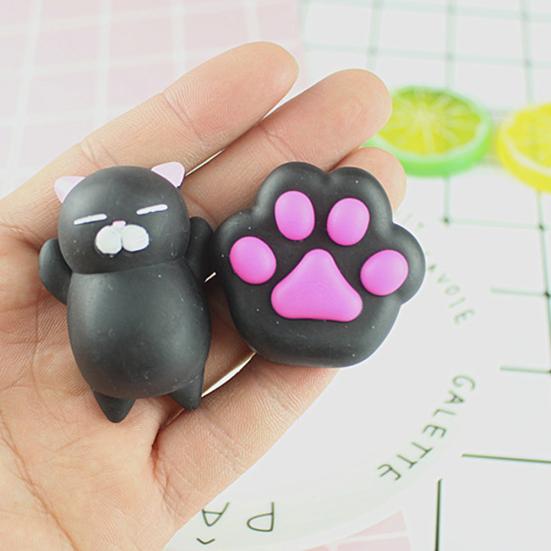Søt Squishy Cat Paw Squeeze Healing Moro Barneleke Stress Reliever Dekor Gave