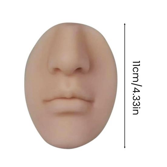 Yousheng Dozownik do mydła w kształcie nosa, montowany na ścianie, z mocnym klejem na tylnej ściance, łatwa do wyciskania silikonowa pompka do mydła w płynie