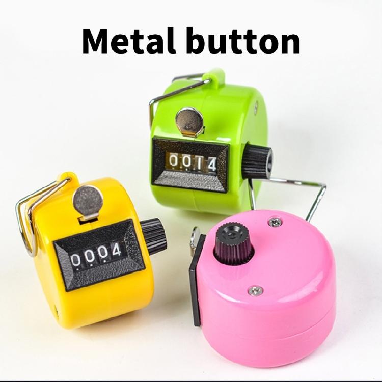 4 Digit Number Count Clickers Counters Handheld Tally Counter Portable Counter Mechanical Counters Clickers