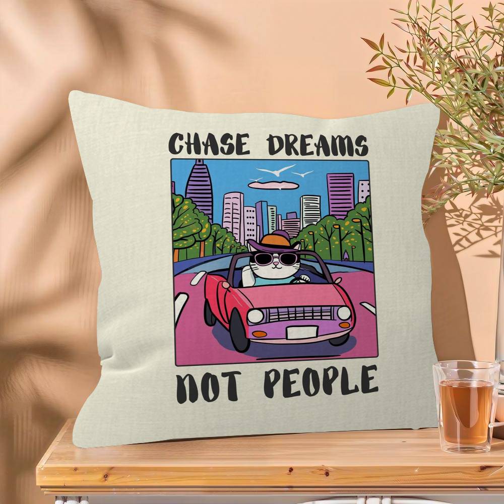 Humorous Slogan Nice Bum Cartoon Prints Pillow Cover Design Cushion Cover Decor Holiday Decorati