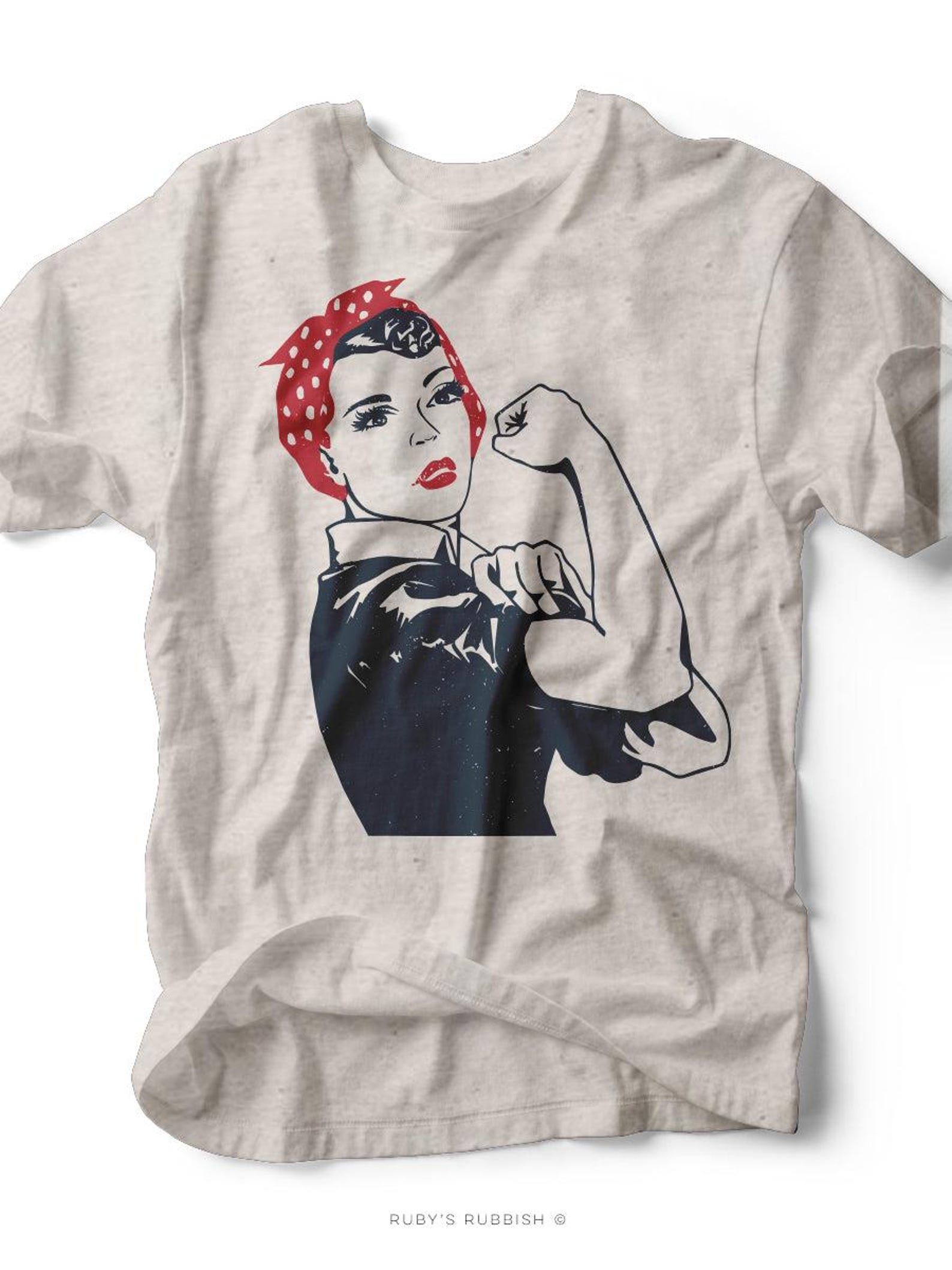 Rosie the Riveter | Women s T-Shirt | Ruby s Rubbish® L