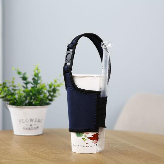 Neoprenový izolovaný obal držák pro 700cc hrnek na mléčný čaj, kávu