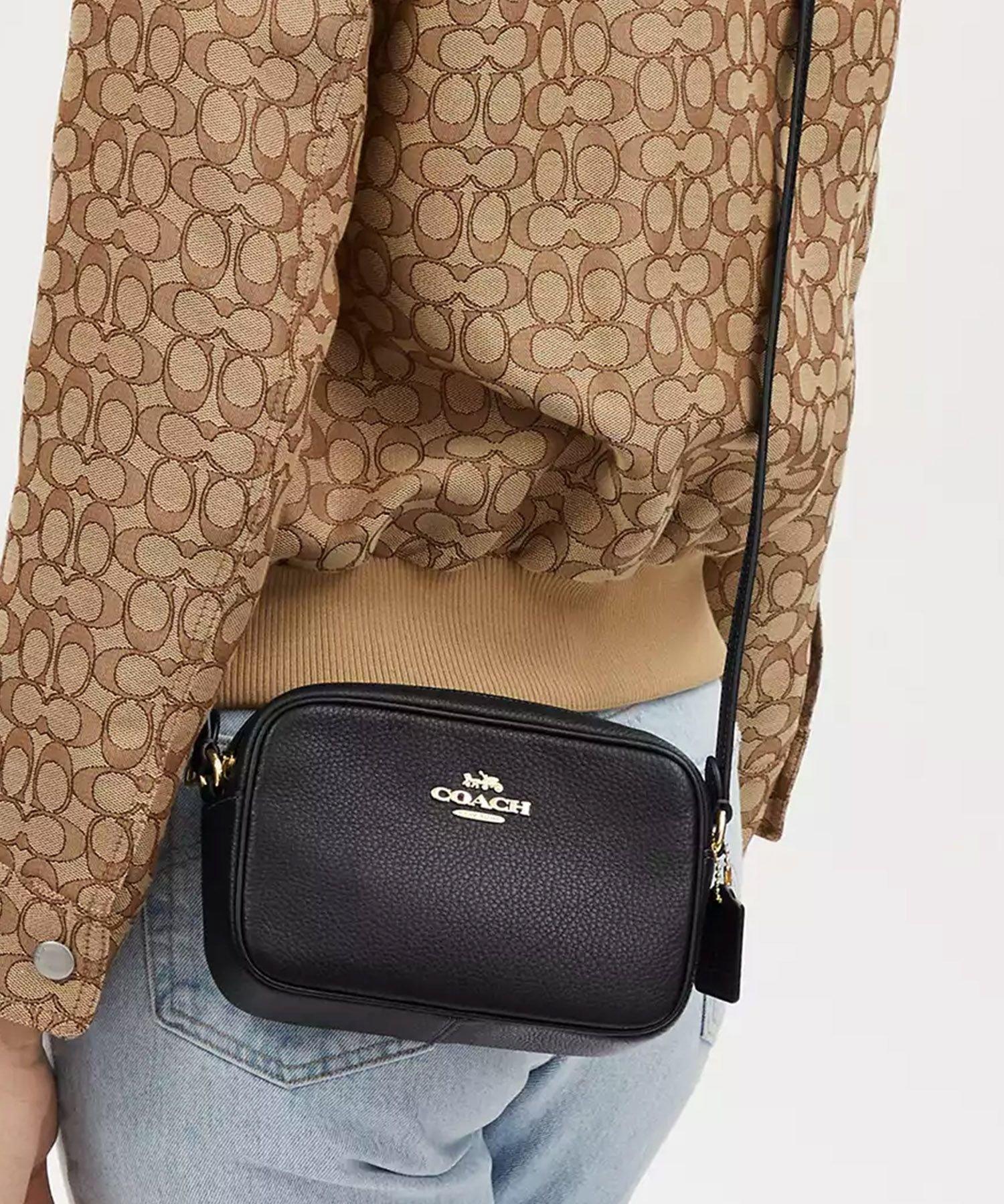 

COACH OUTLET Міні сумка-камера на плече Чорна