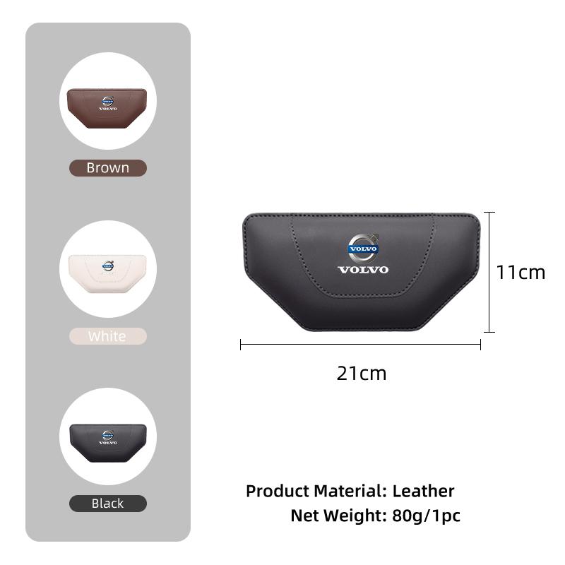 Leather Car Sticker Knee Leg Protective Pad Foot Armrest Cushion For Volvo V40 XC70 XC90 V70 V60 V50 S80 S40 AWD V90 S90 XC60