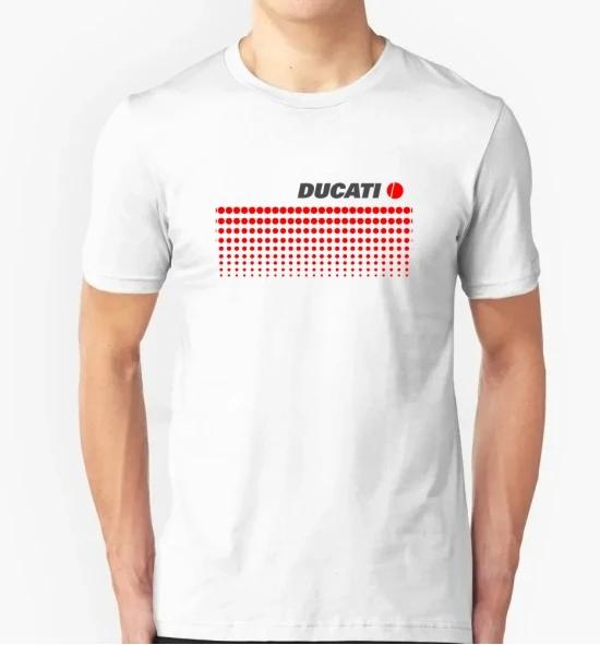 Urban Pulse Clothing Katoenen T-shirt Casual Ducatis Moto GP Racing Motorfiets T-shirt Grafisch Zomer Korte Mouwen 2026 Mannen T-shirt Tops Kleding Tee M rood