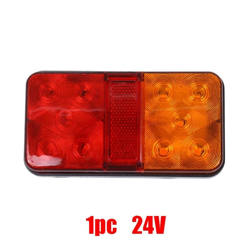 

12V 24V LED Trunk Rear Light Flashing Brake Light Turn Signal Tail Lights for Cars Trucks Trailers RVs Caravans