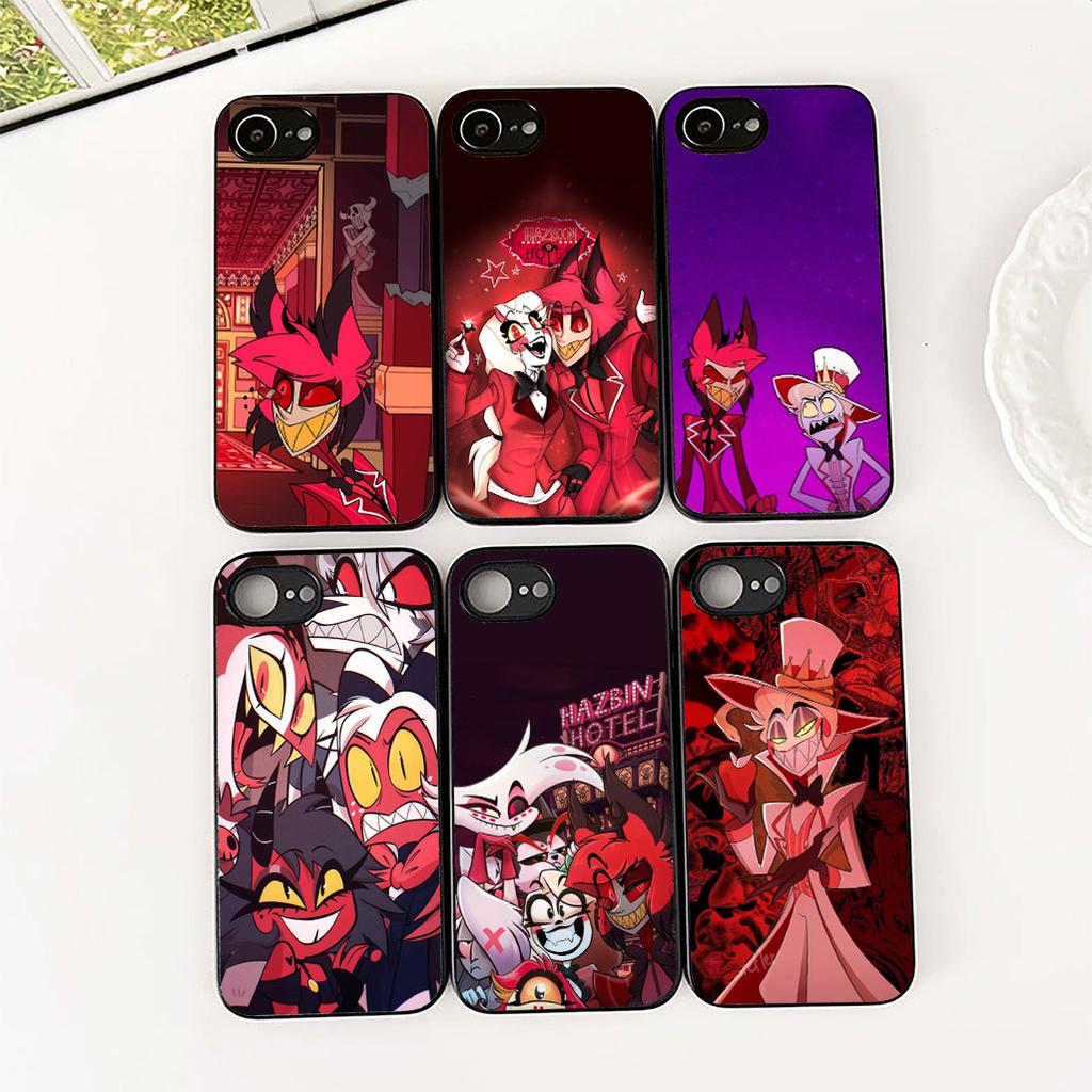 Cover for Apple iPhone 17 Pro XS Max Air 6 7 8 Plus 5 + SE 2022 SE2 16E Phone Case Alastor H-Hazbins Charile Hotels Angel Dust