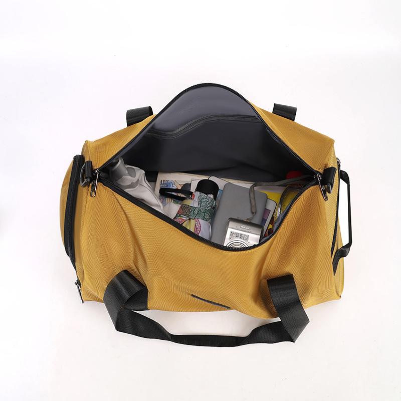 Large Capacity Hand Luggage Bag Sports Dry and Wet Separation Fitness Bag Men's Tooling Wind Outdoor Travel Bag