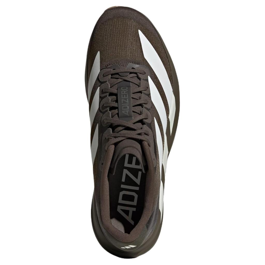 adidas Adizero Evo Sl Comfortable Durable Running Shoes Men Sneakers Dark-Brown White KI6913